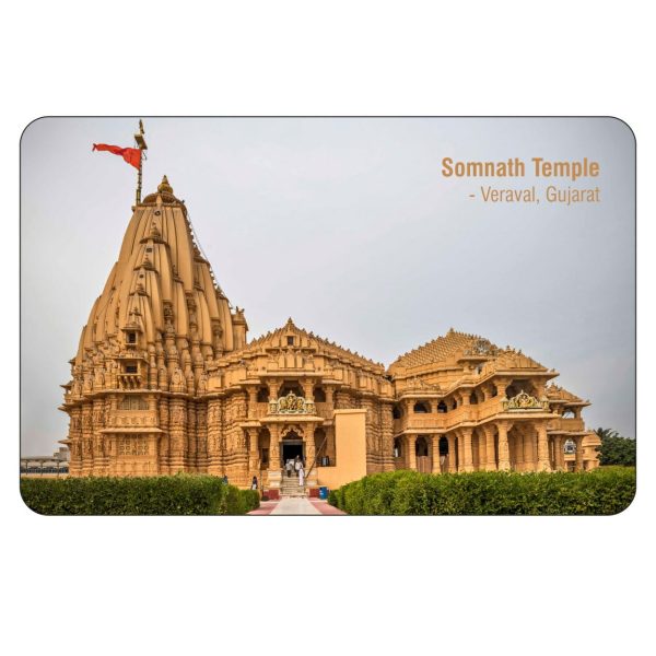FRIDGE MAGNET - MONUMENTS & PLACES - SOMNATH TEMPLE #1