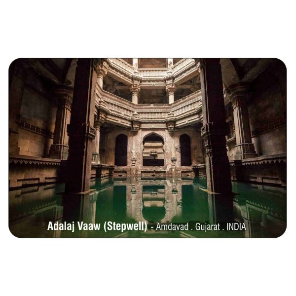 FRIDGE MAGNET - MONUMENTS & PLACES - ADALAJ VAAV (STEPWELL)