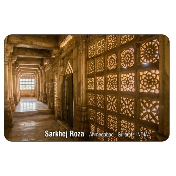 FRIDGE MAGNET - MONUMENTS & PLACES - SARKHEJ ROZA