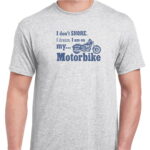 GRAPHIC UNISEX T-SHIRT (BIKE OFF ROADING - I DON'T SNORE)