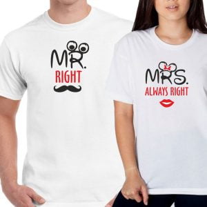 Mr Mrs Couple Tshirt