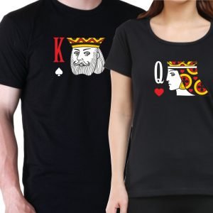 King Queen Couple Tshirt
