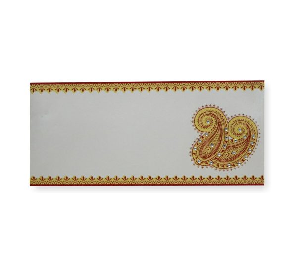 GIFT COVERS - MONEY COVERS - SHAGUN / SHUKAN COVERS - FOR BLESSINGS & COMPLIMENTS - (Pack of 50 covers) - Design#22