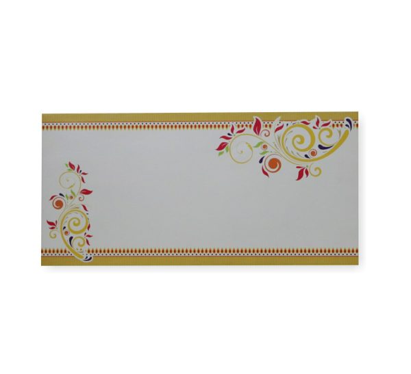 GIFT COVERS - MONEY COVERS - SHAGUN / SHUKAN COVERS - FOR BLESSINGS & COMPLIMENTS - (Pack of 50 covers) - Design#32