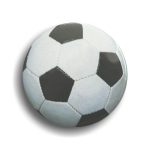 Football button shaped Badges