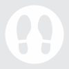 CORONA COVID Sticker Floor Signs - Social Distance / Foot print Markers