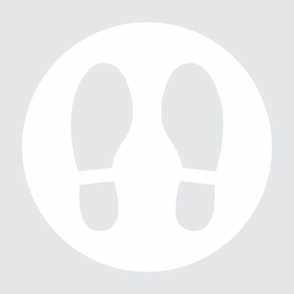 CORONA COVID Sticker Floor Signs - Social Distance / Foot print Markers
