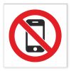 NO MOBILE Sign
