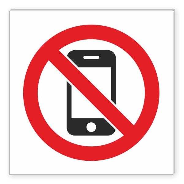 NO MOBILE Sign
