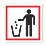 USE DUSTBIN Sign