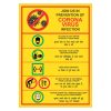 CORONA COVID Sticker Poster - General