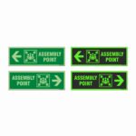 Glow in dark Fire Safety Sign
