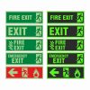 Glow in dark Fire Safety Sign