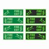 Glow in dark Fire Safety Sign