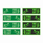 Glow in dark Fire Safety Sign