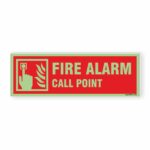 Glow in dark Fire Safety Sign