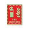 Glow in dark Fire Safety Sign