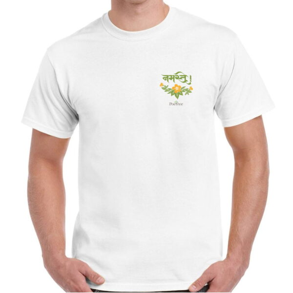 POETREE-Gujarati Slogan Tshirt-Namaste