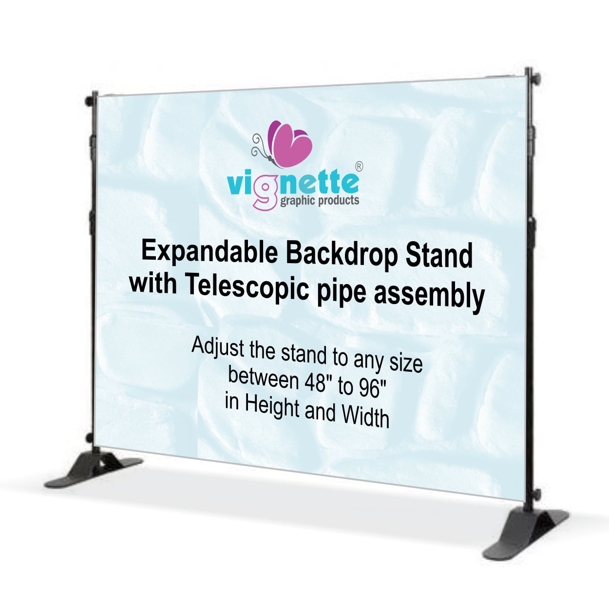 BkDropStand Backdrop Banner Stand