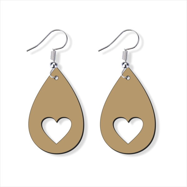 Casual Fashion WOODEN EARRINGS - Design#11