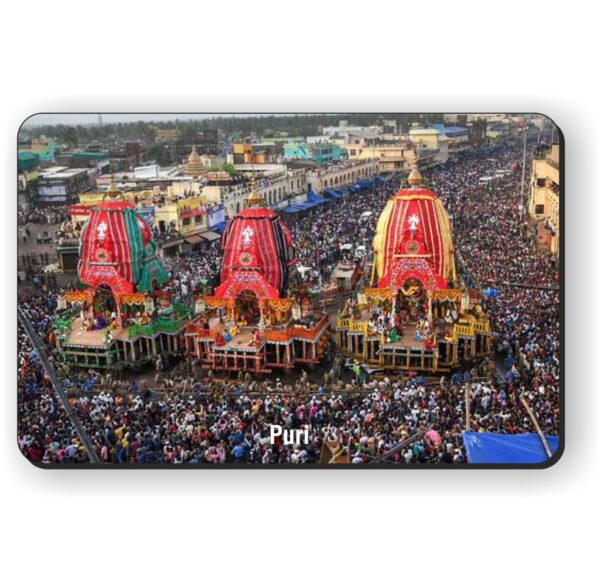 FRIDGE MAGNET - MONUMENTS & PLACES - JAGGANNATH PURI, ODISHA - 5